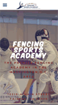 Mobile Screenshot of fencingsports.net